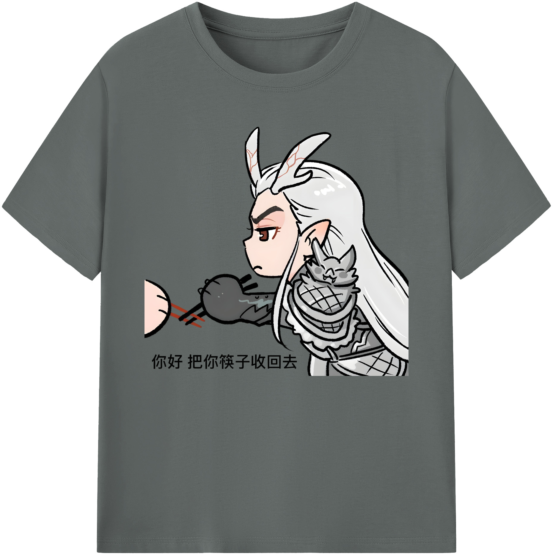 （画像用） Ne Zha 2 ナタ 魔童の大暴れ 綿100％ メンズ半袖Tシャツ｜肌触りやわらか＆通気性